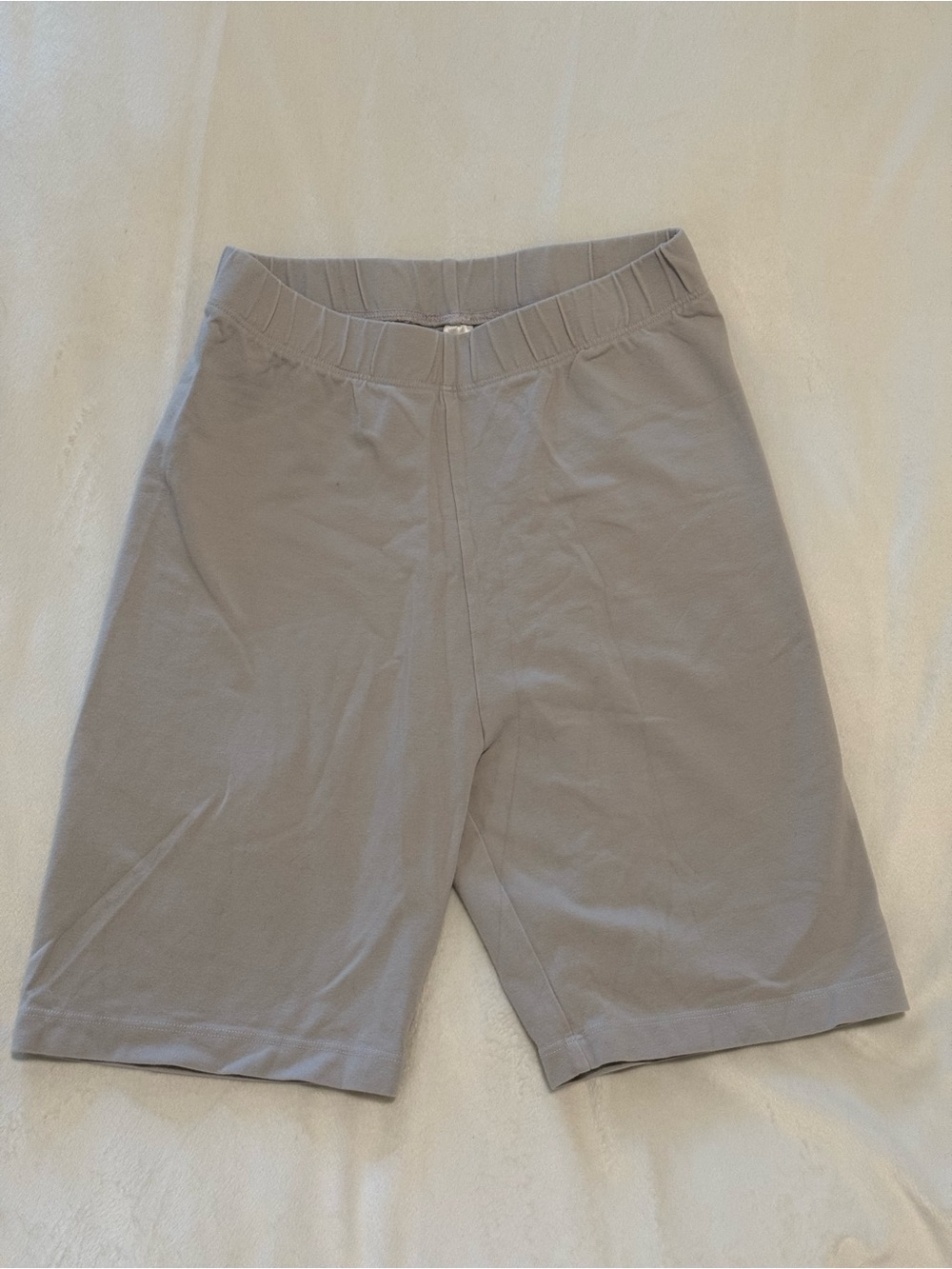 Los Angeles Apparel - Light Gray Cotton Spandex Bike Shorts